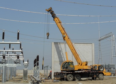 电网基站施工吊装